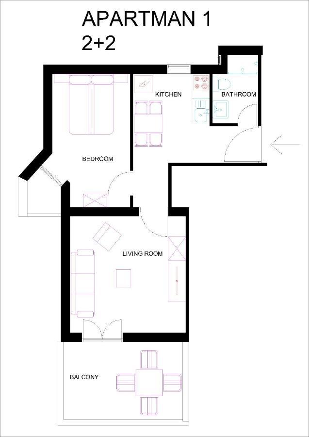 Apartments Bogdanic Krk I Krk Town Εξωτερικό φωτογραφία